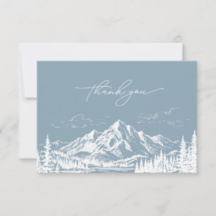 Destination Scenery Sketch Thank You Card