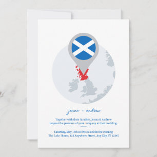 Destination Scotland Wedding Invitation