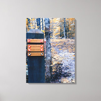 Destination "Success" Canvas Print
