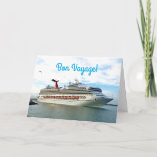 Destination Sunshine Custom Bon Voyage Holiday Card