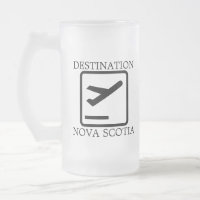 Destination To the East Coast Nova Scotia beer mug