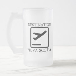 Destination To the East Coast Nova Scotia beer mug