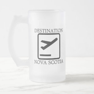 Destination To the East Coast Nova Scotia beer mug
