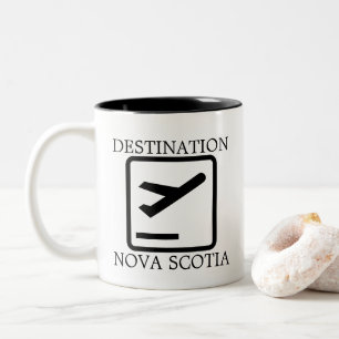Destination To the East Coast Nova Scotia shot cup