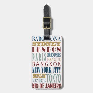 Destination Travel luggage tag