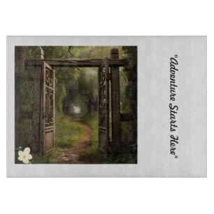 "Destination Unknown" Cutting Board