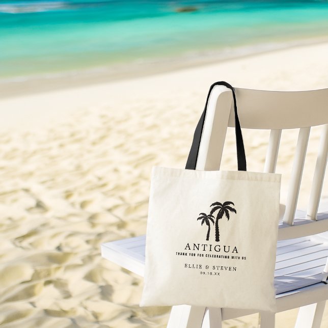 Destination Wedding Bag Palm Trees (Destination Wedding Bag Palm Trees Tote Bag)