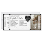 Destination Wedding Boarding Pass Ticket QR Code