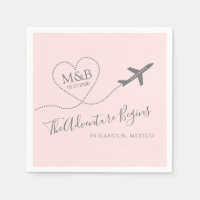 Destination Wedding Bridal Shower Custom Aeroplane
