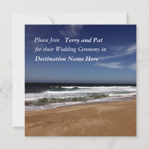 Destination Wedding Ceremony Invitation