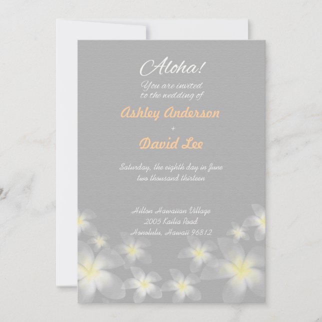 Destination Wedding Invitation (Front)