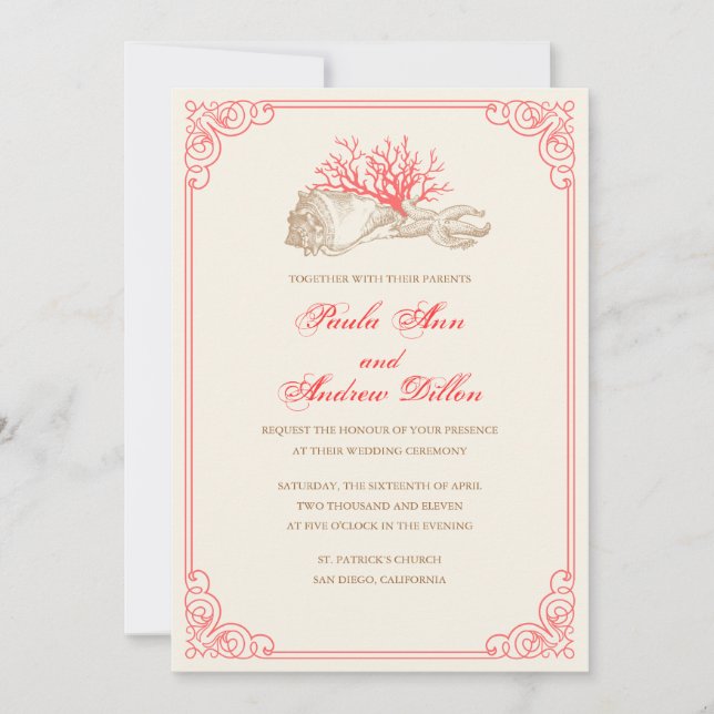 Destination Wedding Invitation (Front)