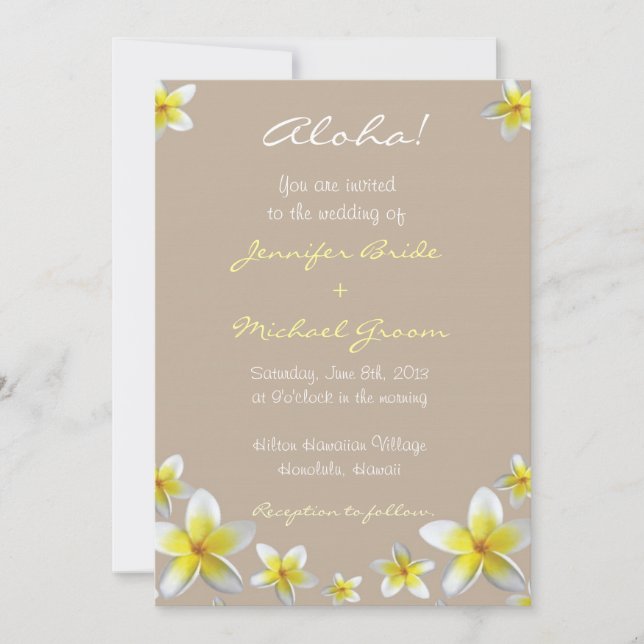 Destination Wedding Invitation (Front)