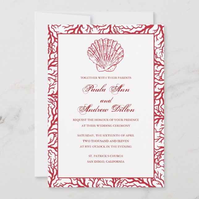 Destination Wedding Invitation (Front)