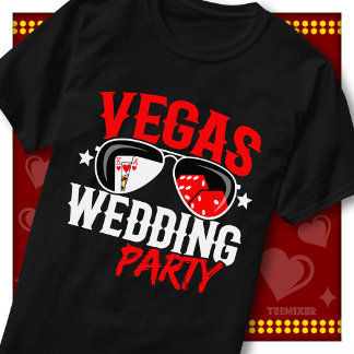 Destination Wedding Las Vegas Bachelor Party Squad T-Shirt