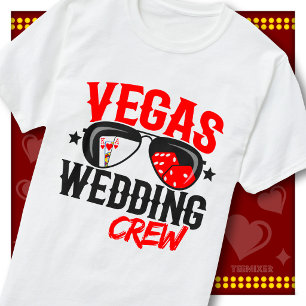 Destination Wedding Las Vegas Crew Bachelor Party T-Shirt