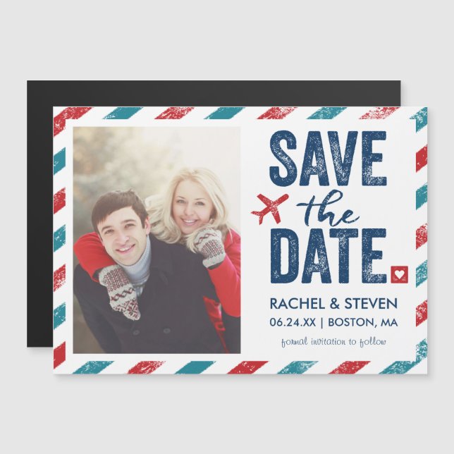 Destination Wedding | Magnet Save the Date (Front/Back)