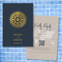 Destination Wedding Passport Compass Wedding 