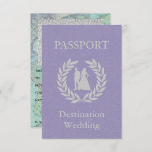 destination wedding passport invitation