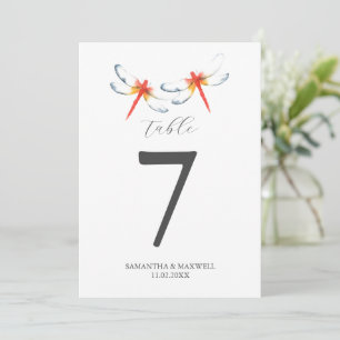 Destination Wedding Printable Table Numbers