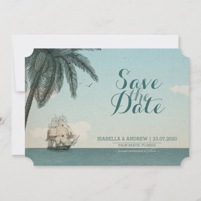 Destination Wedding Save the Date (Front)