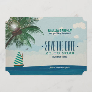 Destination Wedding Save the Date Invitation