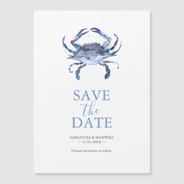 Destination Wedding Save The Date Magnets (Front)