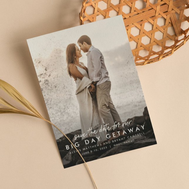 Destination wedding save the date photo card (Creator Uploaded)