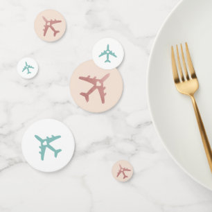 Destination Wedding Shower Travel Theme Aeroplane Confetti