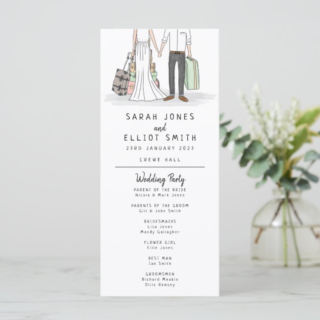 Destination Wedding Suitcases Flat Programme (Standing Front)