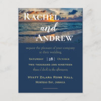 Destination Wedding Sunny Skies Wedding Invitation