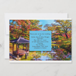Destination Wedding Theme  Invitation
