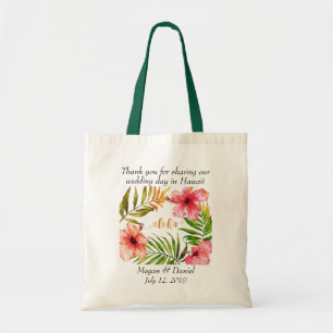 Destination wedding tote bag
