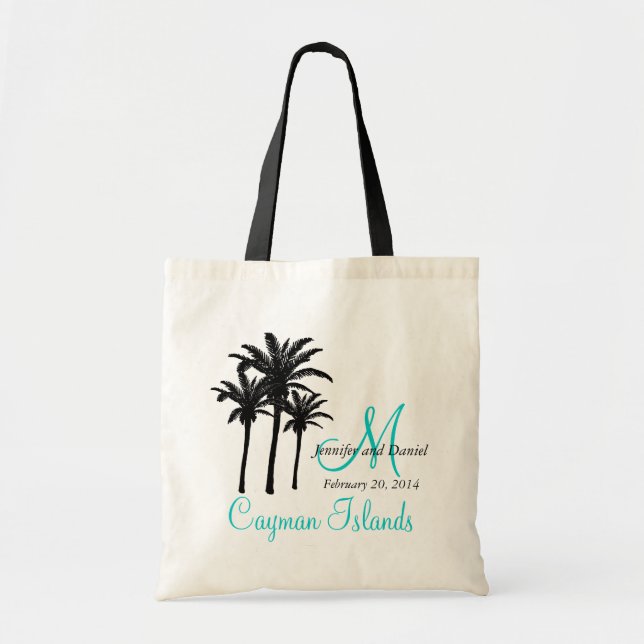 Destination Wedding Tote Bags Caribbean (Front)