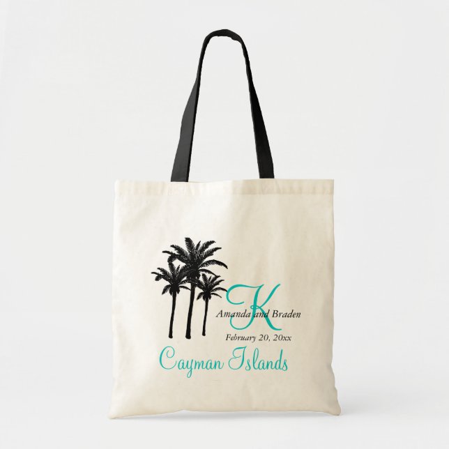 Destination Wedding Tote Bags Caribbean (Front)