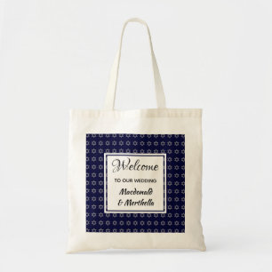 Destination Wedding Welcome STAR OF DAVID Custom Tote Bag