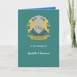 Destination Weddings Abroad Photo Passport Invite