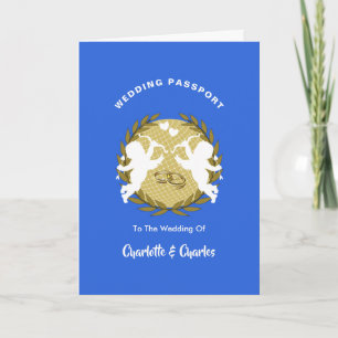 Destination Weddings Abroad Photo Passport Invite