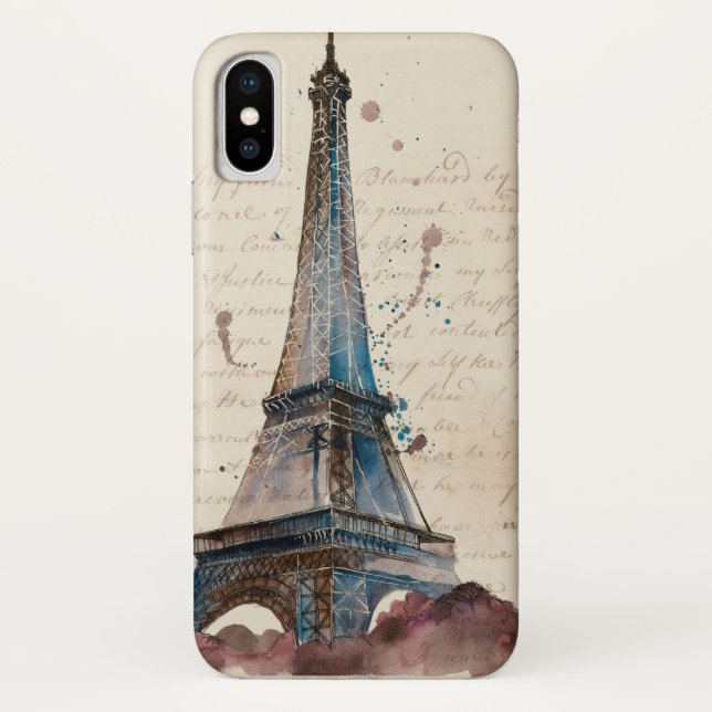Destinations | Letters From The Eiffel Tower Case-Mate iPhone Case (Back)