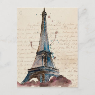 Destinations   Letters From The Eiffel Tower Postcard
