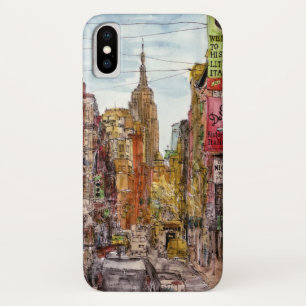 Destinations   New York City View of Little Italy iPhone X Case