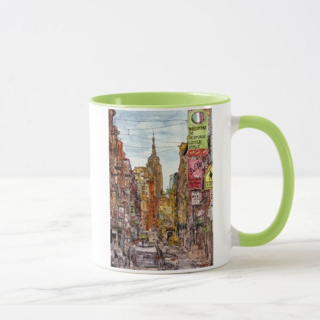 Destinations | New York City View of Little Italy Mug (Right)