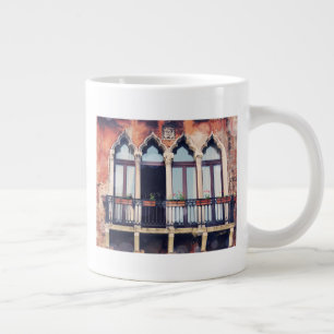 Destinations   Rustic Venice Building Large Coffee Mug