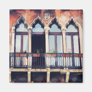 Destinations Rustic Venice Building Magnet