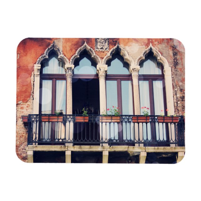 Destinations | Rustic Venice Building Magnet (Horizontal)