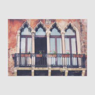 Destinations   Rustic Venice Building Tissue Paper