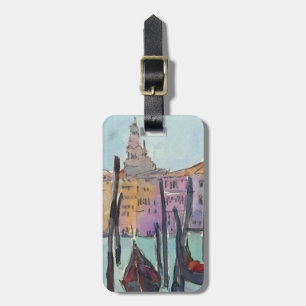 Destinations Two Gondolas in Venice Sketch Luggage Tag