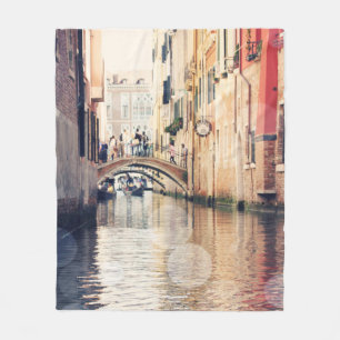 Destinations   Venice Gondolas Photograph Fleece Blanket