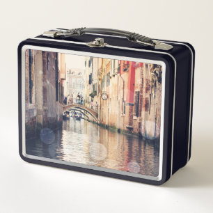 Destinations   Venice Gondolas Photograph Metal Lunch Box