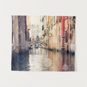 Destinations Venice Gondolas Photograph Tapestry
